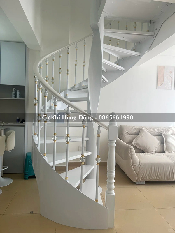 mẫu cầu thang xoắn ốc đẹp 38