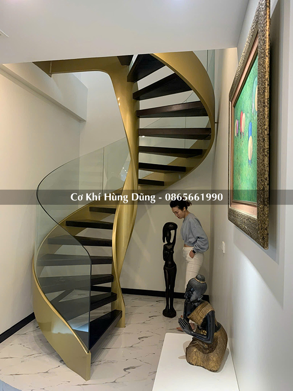 mẫu cầu thang xoắn ốc đẹp 30