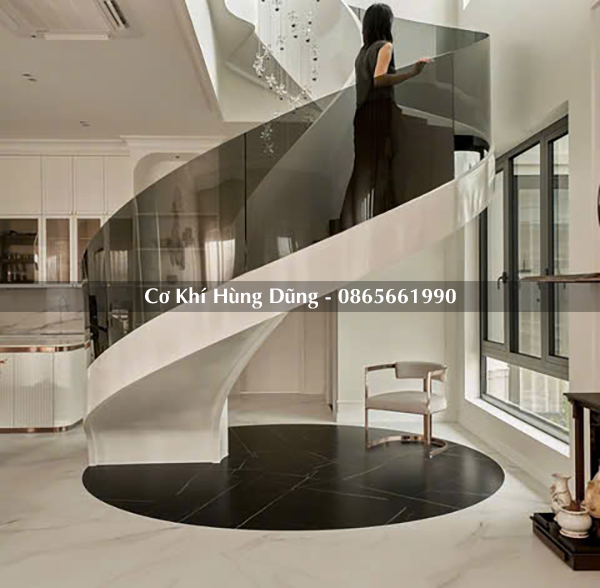 mẫu cầu thang xoắn ốc đẹp 31