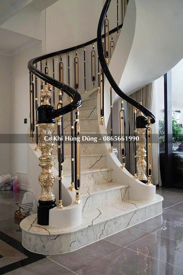 mẫu cầu thang xoắn ốc đẹp 42