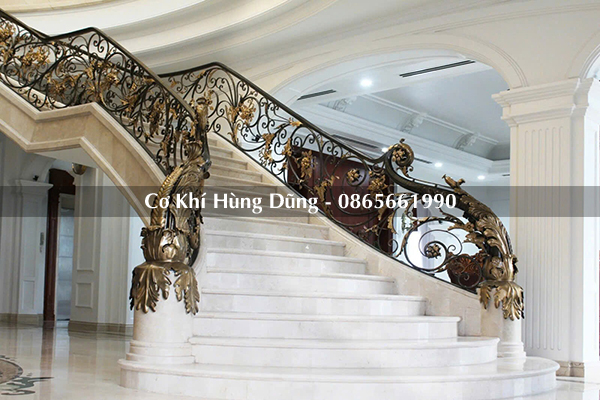 Mẫu cầu thang sắt nghệ thuật đẹp 8 Mẫu cầu thang sắt nghệ thuật đẹp 8