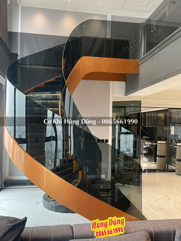mẫu cầu thang xoắn ốc đẹp 36