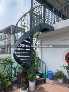 mẫu cầu thang xoắn ốc đẹp
