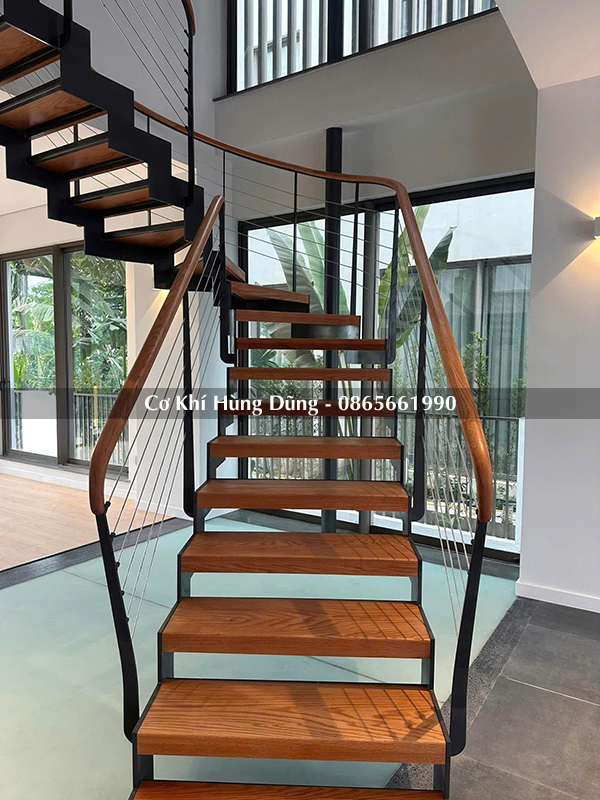Mẫu cầu thang xương cá đẹp 18 Mẫu cầu thang xương cá đẹp 18