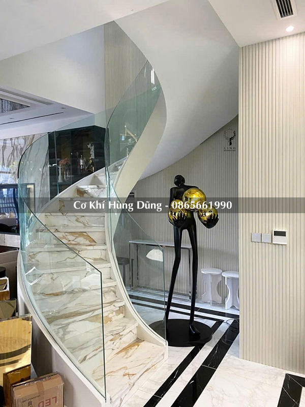 cầu thang xoắn ốc đẹp, hiện đại
