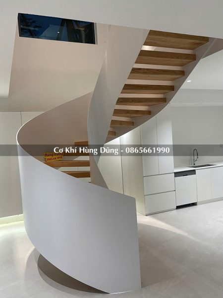 mẫu cầu thang xoắn ốc đẹp 196