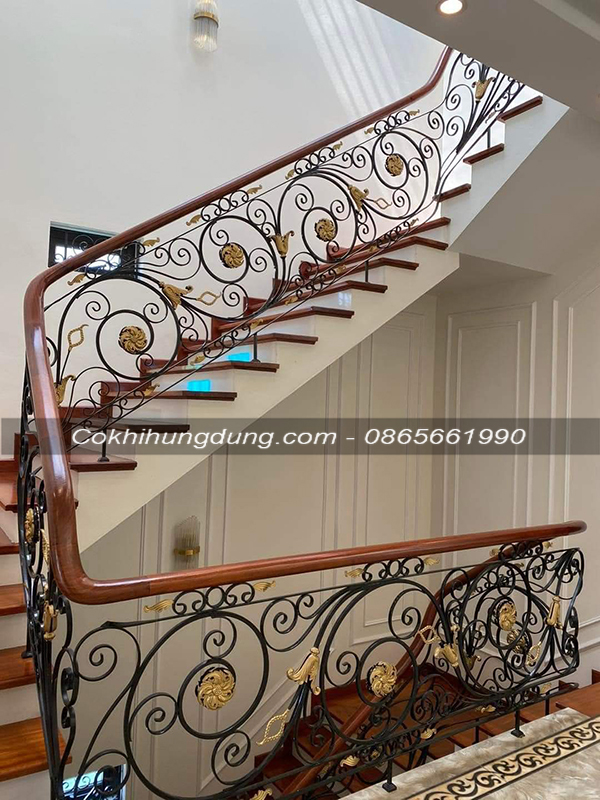 Cầu thang sắt nghệ thuật