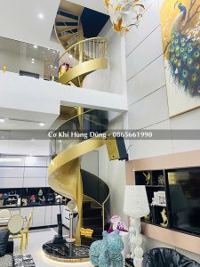 mẫu cầu thang xoắn ốc đẹp ms129