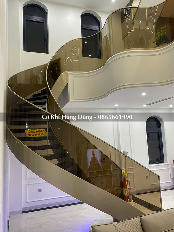 Cầu thang xoắn ốc đẹp