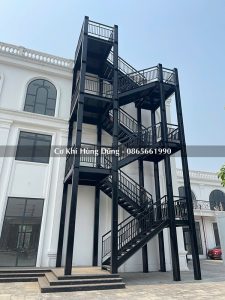 cầu thang thoát hiểm đẹp 1